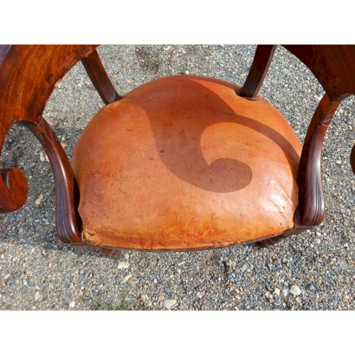 Fauteuil Empire 19 éme Acajou