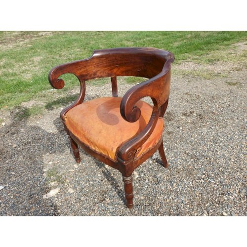 Fauteuil Empire 19 éme Acajou