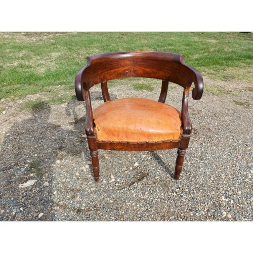 Fauteuil Empire 19 éme Acajou