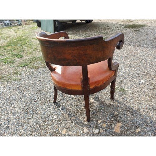 Fauteuil Empire 19 éme Acajou