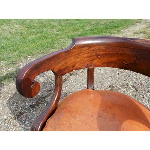 Fauteuil Empire 19 éme Acajou