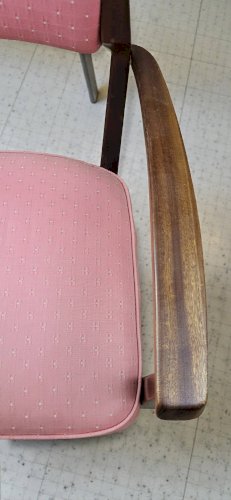 Fauteuil en palissandre Années 50