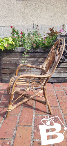 Fauteuil enfant en rotin