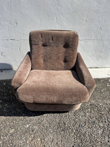 fauteuil et ottoman  Michel Cadestin pour Airborne
