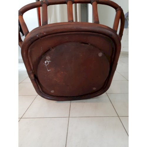Fauteuil Rotin des Années 60 de Maugrion modéle Basset