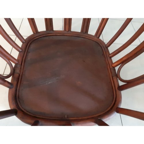 Fauteuil Rotin des Années 60 de Maugrion modéle Basset