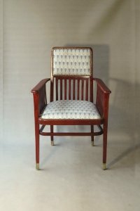 Fauteuil Sécession viennoise N° 420 de Kohn, production Thonet 1925