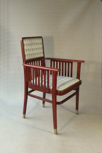 Fauteuil Sécession viennoise N° 420 de Kohn, production Thonet 1925