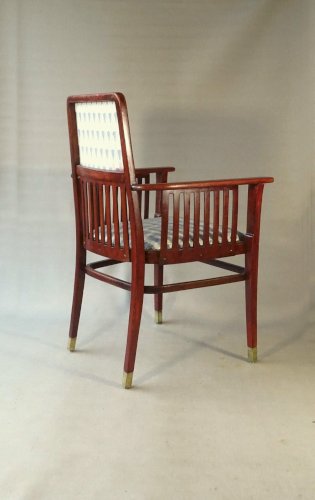 Fauteuil Sécession viennoise N° 420 de Kohn, production Thonet 1925
