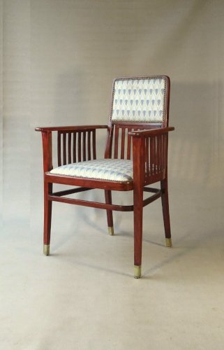 Fauteuil Sécession viennoise N° 420 de Kohn, production Thonet 1925