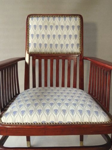 Fauteuil Sécession viennoise N° 420 de Kohn, production Thonet 1925