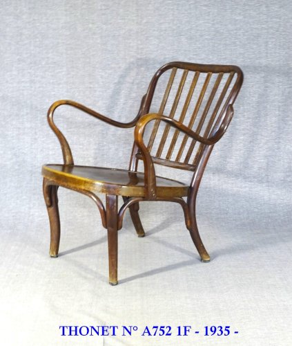 Fauteuil Thonet N° A752 Art déco, par Josef Frank 1932