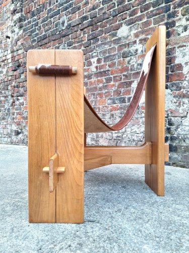 Fauteuil tripode vintage, siège design