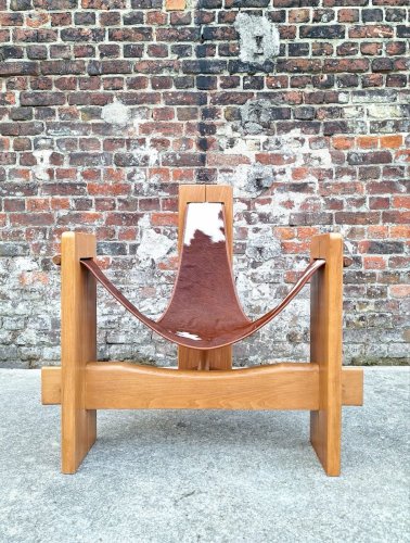 Fauteuil tripode vintage, siège design