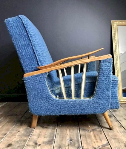 Fauteuil vintage, meuble siège ancien