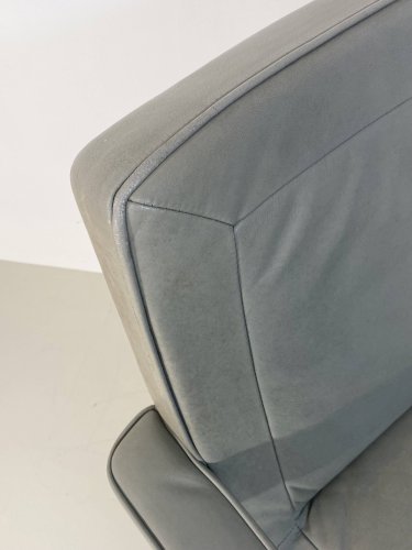 Fauteuil visiteur mobilier international cuir Gris 2000