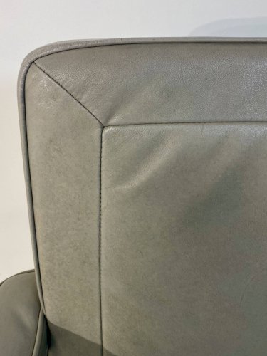 Fauteuil visiteur mobilier international cuir Gris 2000