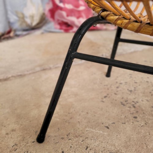 Fauteuils en rotin vintage