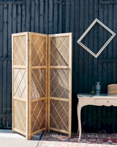 Félix, le grand paravent en rotin N°2