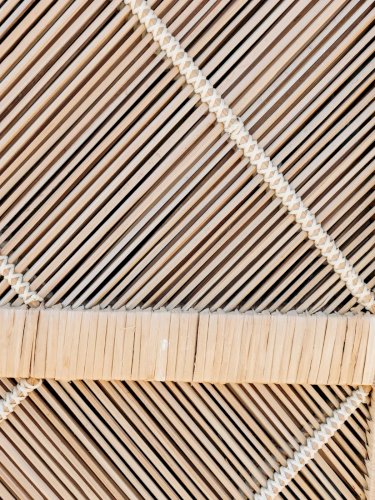 Félix, le grand paravent en rotin N°2