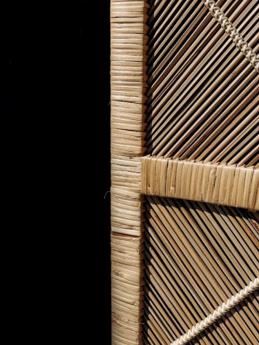 Félix, le grand paravent en rotin N°2