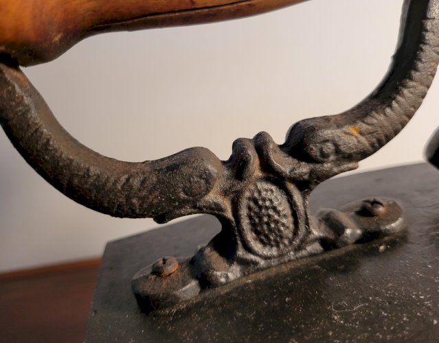 Fer à repasser à  charbon en fonte XIXème