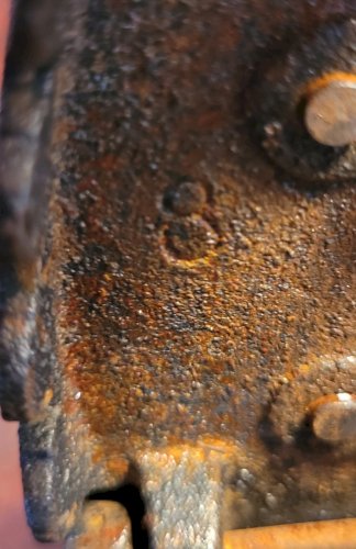 Fer à repasser n°8 à  charbon en fonte - CORSE XIXÈME 