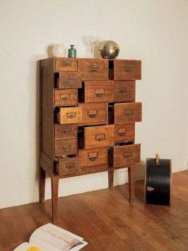 Fernand, le grand meuble de métier en bois N°171