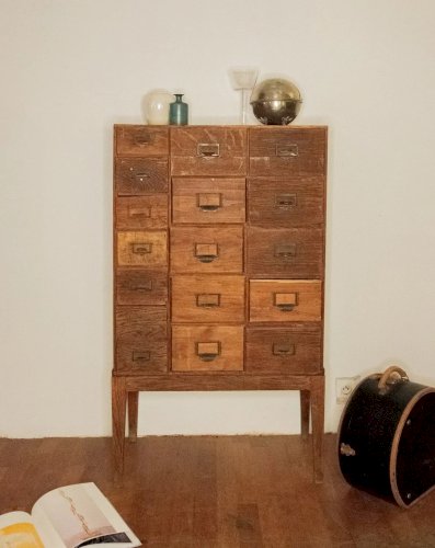 Fernand, le grand meuble de métier en bois N°171