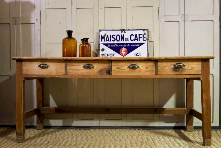 Fernand, le grand meuble de métier en pitchpin N°191