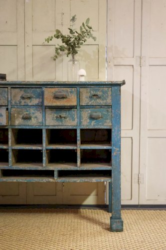 Fernand, le grand meuble de métier patiné N°187