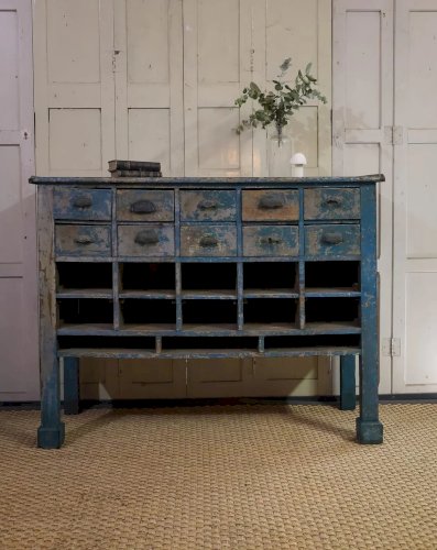 Fernand, le grand meuble de métier patiné N°187