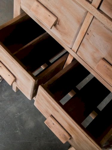 Fernand, le meuble de métier haut en bois N°182