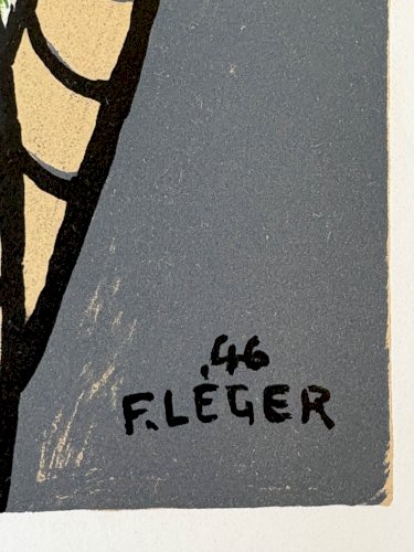 Fernand Léger – Affiche originale 1966 – Musée Cantini Marseille – Mourlot