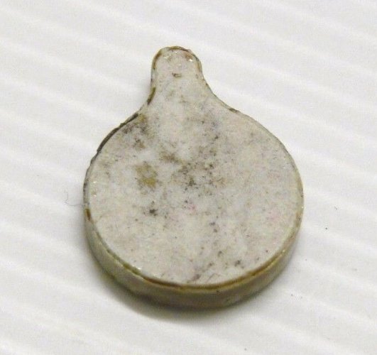 -FEVE ANCIENNE CHIFFRE 13 Biscuit couleur marron Limoges Castel de 74 à 84