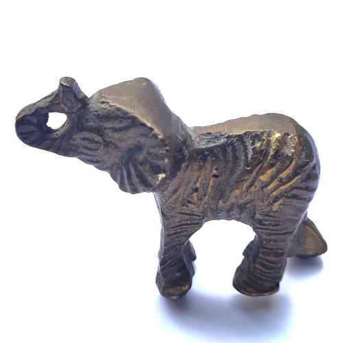 Figurine -Amulette  éléphant porte-bonheur- Artisanat indien
