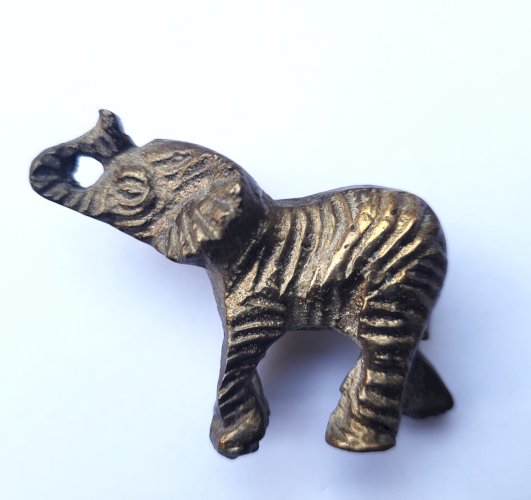 Figurine -Amulette  éléphant porte-bonheur- Artisanat indien