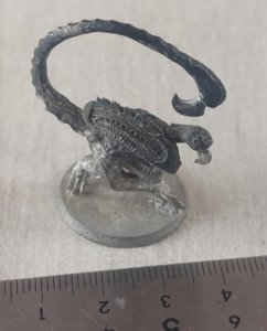 Metal figurine for role-playing game, Kryomek Hélions, Grenadier