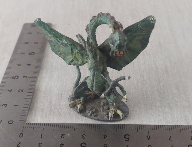 Figurine en métal pour jeu de rôle, Ral Partha Jabberwock, D&D Warhammer ^