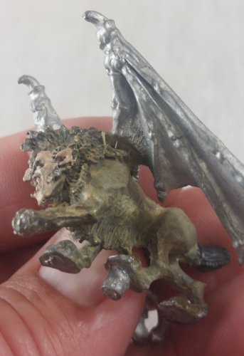 Figurine en métal pour jeu de rôle, Ral Partha Manticor du chaos, Warhammer ^