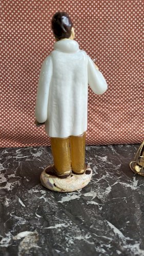FIGURINE EN PETE DE VERRE DE BOHEME DENTISTE TRANSEXIM
