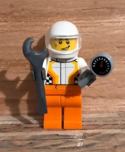 Lego figurine and accessories