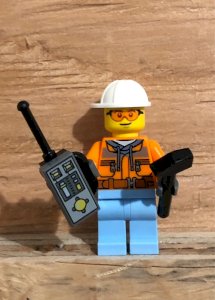 Lego figurine and accessories