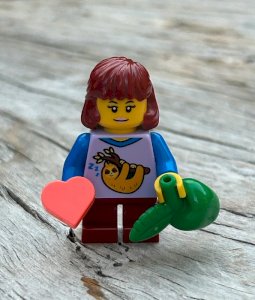 Lego figurine and accessories