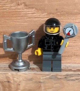 Lego figurine and accessories