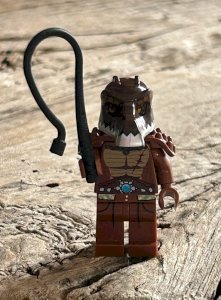 Lego figurine and accessories