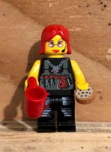 Lego figurine and accessories