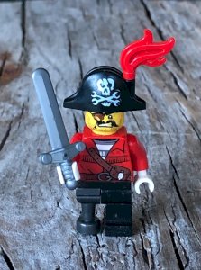 Lego figurine and accessories