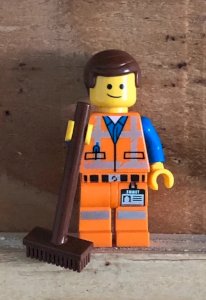 Lego figurine and accessories