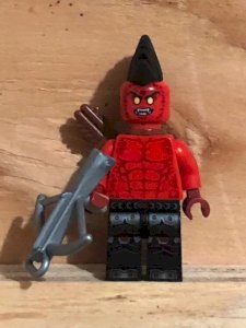 Lego figurine and accessories